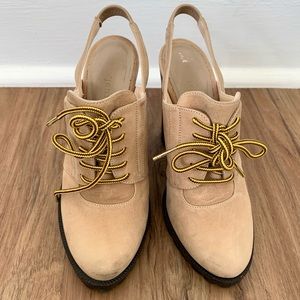 Jenni Kayne Suede Slingback Pumps